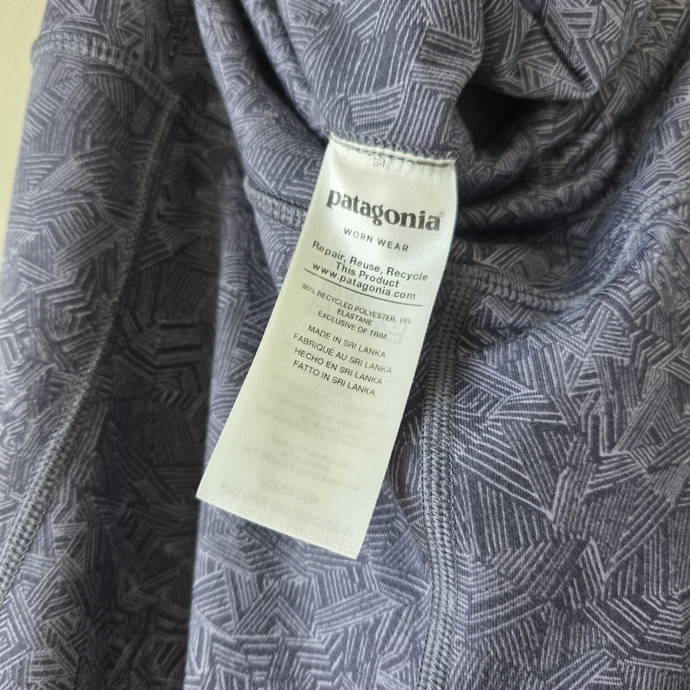 Gray Patterned Leggings - image 2